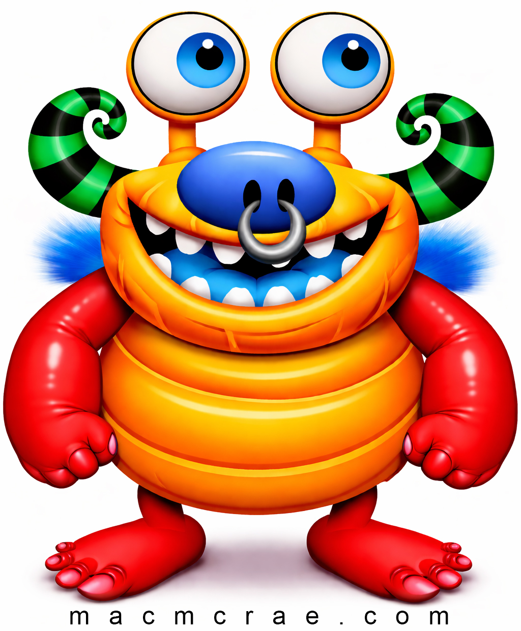 Yellow Monster With a Nosering