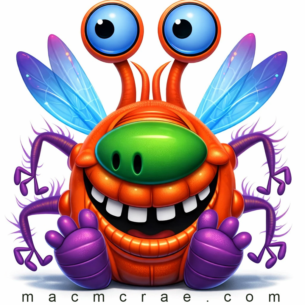 Orange Bug Monster